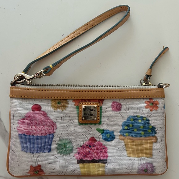 Dooney & Bourke Colorful Cupcake Wristlet - Picture 1 of 6